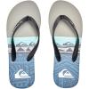 Quiksilver Mens Flip Flop(Grey Black Blue)