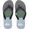Quiksilver Men’s Flip-Flop Sandal(Black Grey Green)