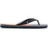 Quiksilver Men’s Flip-Flop Sandal(Black Orange Orange)