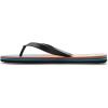 Quiksilver Men’s Flip-Flop Sandal(Black Orange Orange)