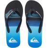 Quiksilver Men’s Molokai Slab Flip-Flop(Black Blue Black)