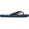 Quiksilver Men’s Molokai Slab Flip-Flop(Black Blue Black)