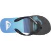 Quiksilver Men’s Molokai Slab Flip-Flop(Black/Blue/Black)