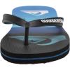 Quiksilver Men’s Molokai Slab Flip-Flop(Black/Blue/Black)
