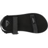 Quiksilver Men’s Monkey Caged Youth Sandal(Black/Grey/Black)