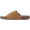 Quiksilver Men’s Rivi Suede Sandals, Tan 1, 12 Men
