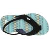 Quiksilver boys Quiksilver Boy’s Molokai Layback 3 Point Flip Flop Sandal Toddler(Black/Blue/Blue 241)