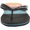 Quiksilver boys Unisex-child Molokai Panel Youth Sandal(Black/Orange/Grey)