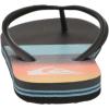 Quiksilver boys Unisex-child Molokai Panel Youth Sandal(Black/Orange/Grey)