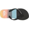Quiksilver boys Unisex-child Molokai Panel Youth Sandal(Black/Orange/Grey)