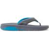 Quiksilver men’s Mathodic Recovery Flip Flop Sandal(Grey Grey Blue)