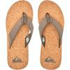 Quiksilver mens Molokai Abyss Natural 3 Point SandalFlip-Flop(Green)
