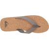 Quiksilver mens Molokai Abyss Natural 3 Point SandalFlip-Flop(Green/Green/Green Molokai Abyss Natural)