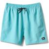 Quiksilver – Mens Everyday Solid Volley 15 Shorts, Color Aqua Sky, Size: Medium