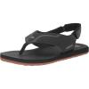 Quiksilver Boy’s Mathodic Recovery a/T Heel Strap Flip Flop Athletic Sandal Toddler(Black 1 233)