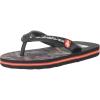 Quiksilver Boy’s Molokai Art Flip Flop Youth(Black/Black/Yellow 233)