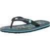 Quiksilver Boy’s Molokai Art Flip Flop Youth(Black/Green/Blue 234)