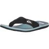 Quiksilver Boy’s Molokai Layback Youth Sandal(Black/Blue/Blue)