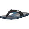 Quiksilver Boy’s Molokai Layback Youth Sandal(Black/Blue/Grey)