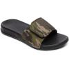 Quiksilver Boy’s Unisex-Child Bright Coast Glow Youth Adjustable Slide Sandal(Green/Brown/Black)