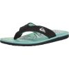 Quiksilver Boy’s Unisex-Child Molokai Layback Ii Youth Sandal Flip-Flop(Green/Blue/Yellow)