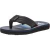 Quiksilver Unisex-Child Sandals(Blue/Blue/Black Carver Print Youth)