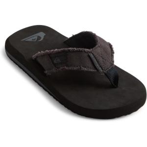 Quiksilver Boys’ Flip Flop Sandals(Black/Black/Brown)
