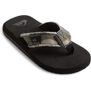 Quiksilver Boys’ Flip Flop Sandals(Brown Green Green Black Xggk)