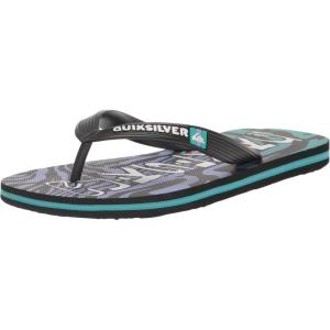 Quiksilver Boy’s Molokai Art Youth Sandal(Black/Blue/Green)