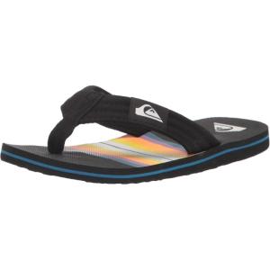 Quiksilver Boy’s Molokai Layback Youth Flip Flop Sandals(Black 3)