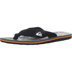 Quiksilver Boy’s Molokai Layback Youth Sandal(Black/Black/Grey)