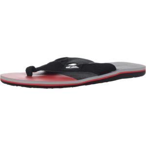 Quiksilver Boy’s Molokai Layback Youth Sandal(Red/Black/Grey)