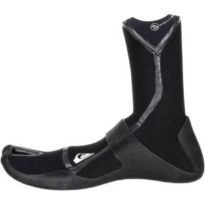 Quiksilver Mens 3mm M-Sessions Split Toe Surf Bootie(Black)