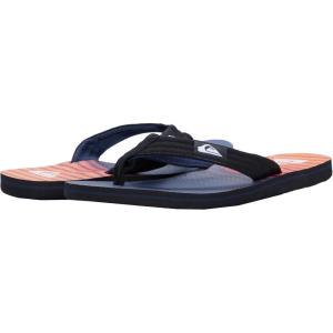 Quiksilver Men’s Flip Flop(Black/Red/Black)