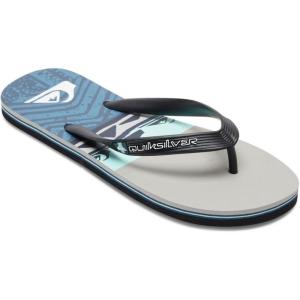 Quiksilver Mens Flip Flop(Grey Black Blue)