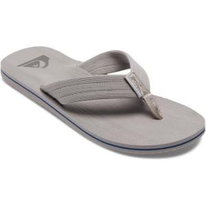 Quiksilver Men’s Flip Flop(Grey White Grey)