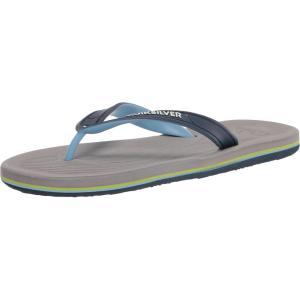 Quiksilver Men’s Haleiwa Ii 3 Point Sandal Flip-Flop(Blue/Grey/Blue)
