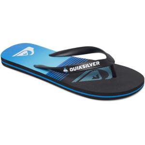 Quiksilver Men’s Molokai Slab Flip-Flop(Black Blue Black)