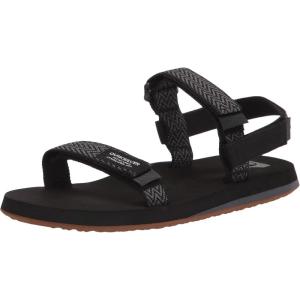 Quiksilver Men’s Monkey Caged Youth Sandal(Black/Grey/Black)