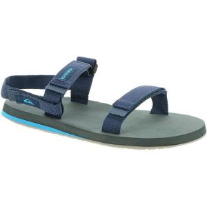 Quiksilver Men’s Monkey Caged Youth Sandal(Blue/Grey/Blue)