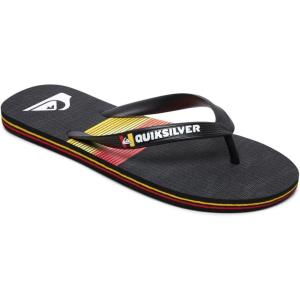 Quiksilver Men’s Open Toe Sandals Water Shoe(Black/Red)