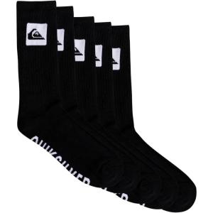 Quiksilver Quik Men’s Casual Socks, Assorted Colours, One Size, Black, Taille unique
