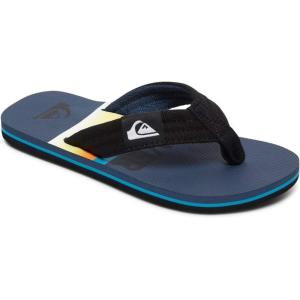 Quiksilver boys Molokai Layback Youth(Black/Blue/Black)