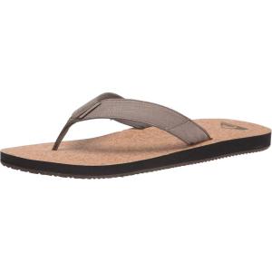 Quiksilver mens Molokai Abyss Natural 3 Point SandalFlip-Flop(Green/Green/Green Molokai Abyss Natural)