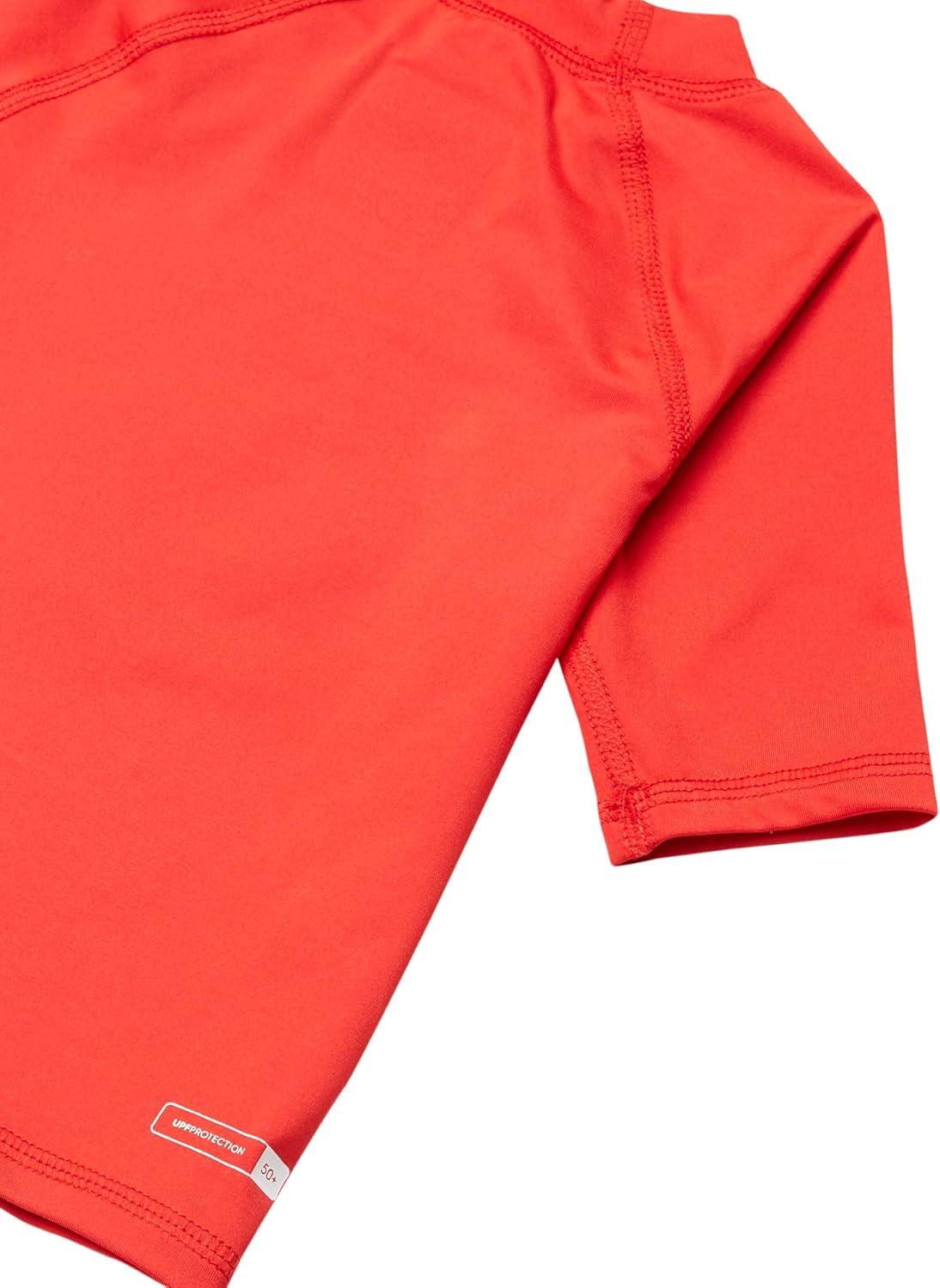 image:imageQuiksilver Boys All Time Short Sleeve Rashguard Surf ShirtHigh Risk Red