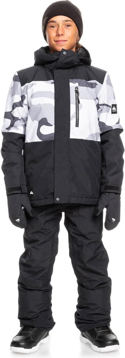 image:imageQuiksilver boys Little Mission 10k Grow System Snow JacketInsulated JacketSnow WhiteCamo Power