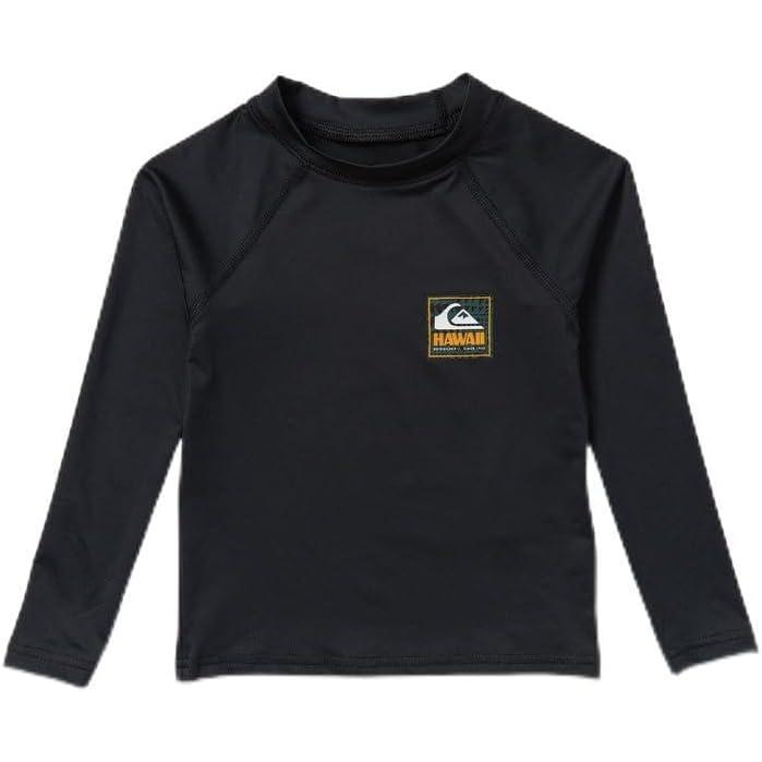image:imageQuiksilver Boys Age 27 Hawaii Badge UV Long Sleeve RashguardBlack