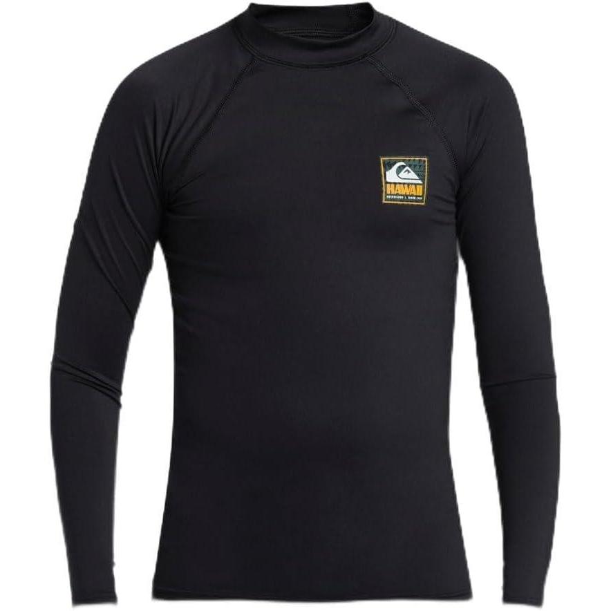 image:imageQuiksilver Boys Age 816 Hawaii Badge Long Sleeve Surf ShirtBlack