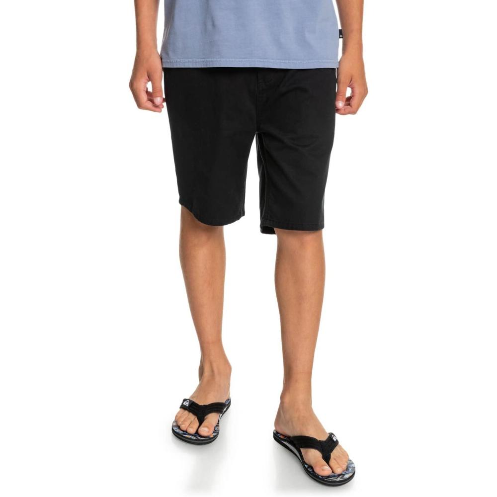 image:imageQuiksilver Boys Everyday Chino Light Shorts Big Kids Black 26 12 Big Kid