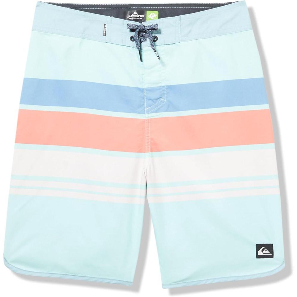 image:imageQuiksilver Boys Everyday Stripe 17 Boardshort Swim TrunkLimpet Shell 241